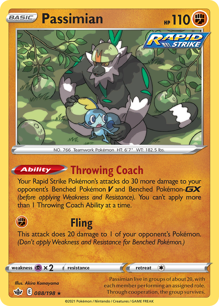 Passimian 88 Rare card from Chilling Reign