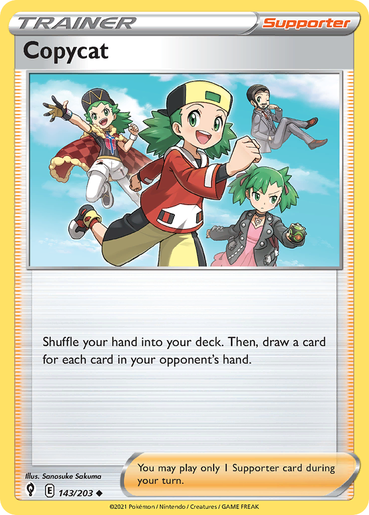 Copycat 143 Uncommon card from Evolving Skies