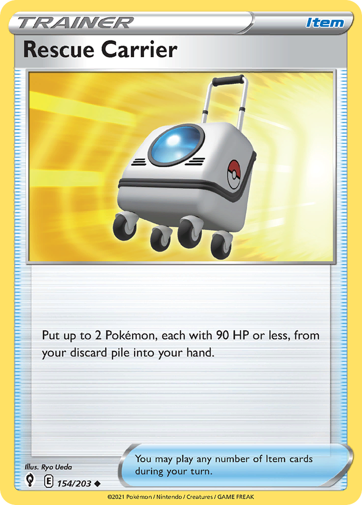 Rescue Carrier 154 Uncommon card from Evolving Skies