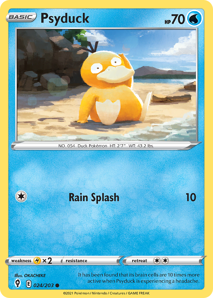 Psyduck 24 Common card from Evolving Skies
