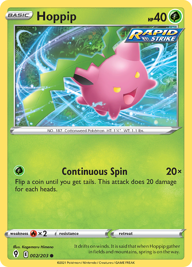 Hoppip 2 Common card from Evolving Skies