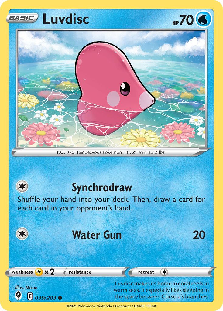 Luvdisc 39 Common card from Evolving Skies
