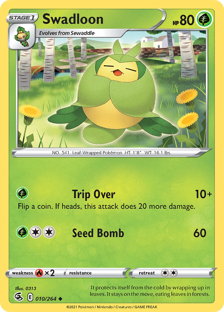 Swadloon 10/264 Uncommon card from Fusion Strike