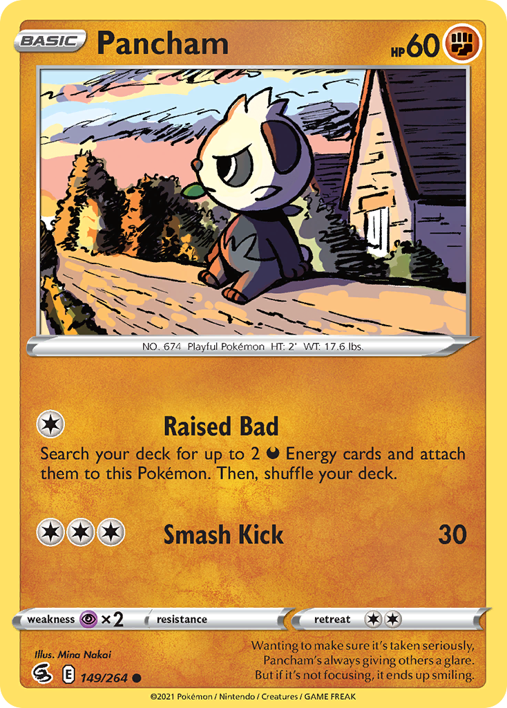Pancham 149/264 Common card from Fusion Strike
