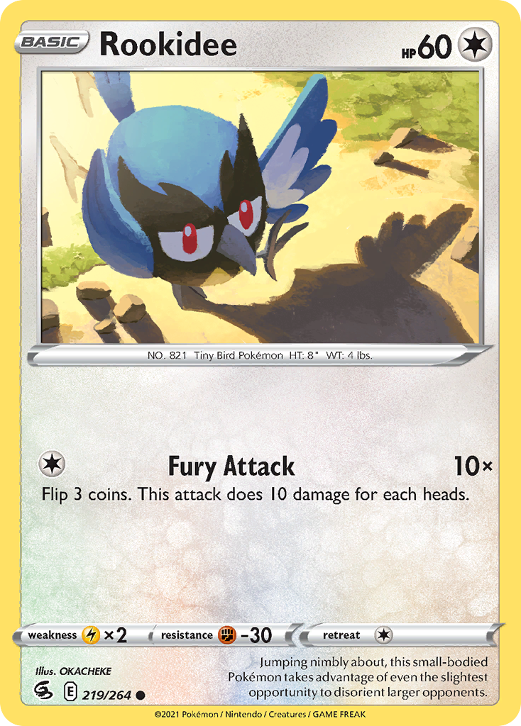Rookidee 219 Common card from Fusion Strike