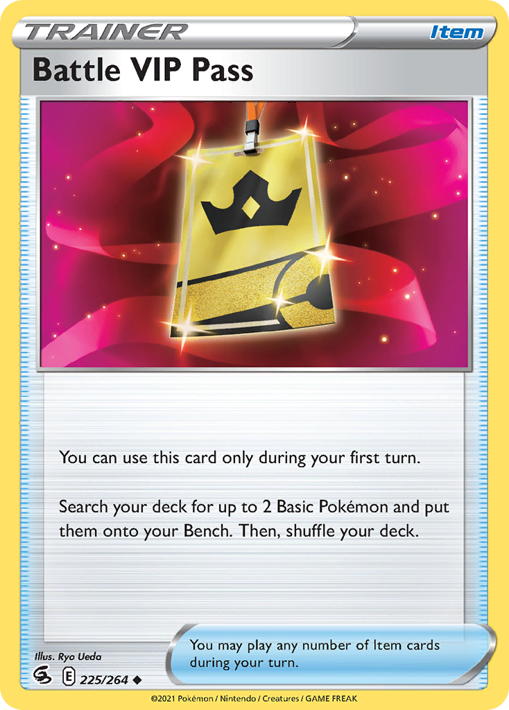 Battle VIP Pass 225 Uncommon card from Fusion Strike