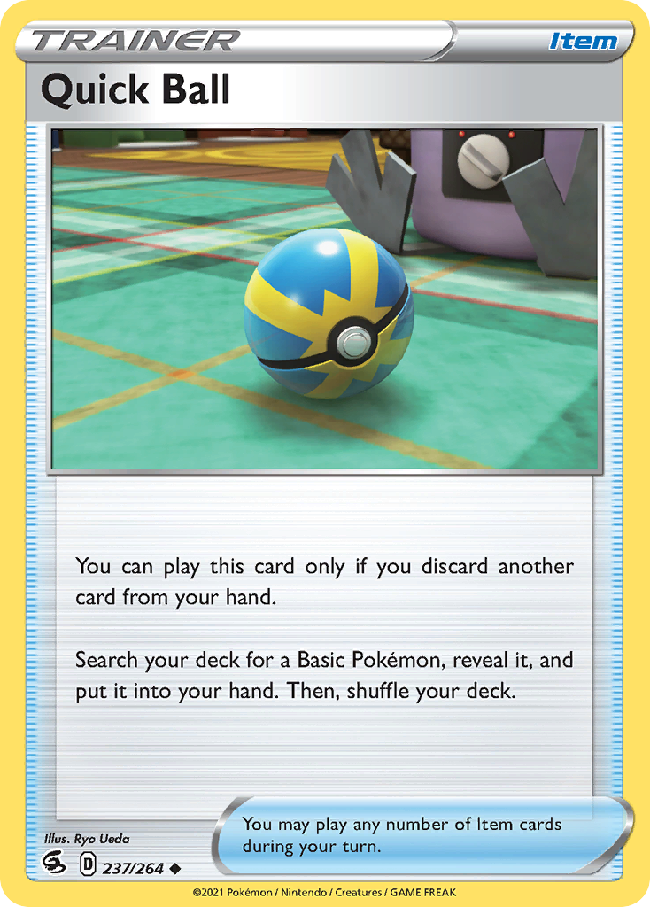 Quick Ball 237/264 Uncommon card from Fusion Strike