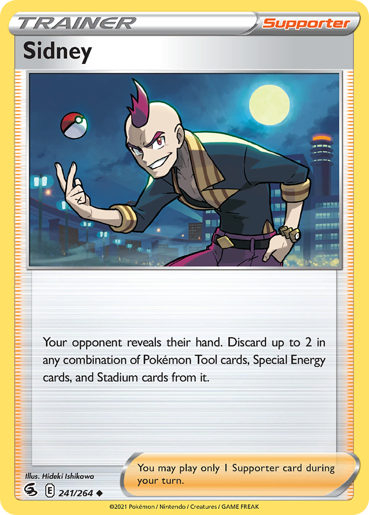 Sidney 241/264 Uncommon card from Fusion Strike