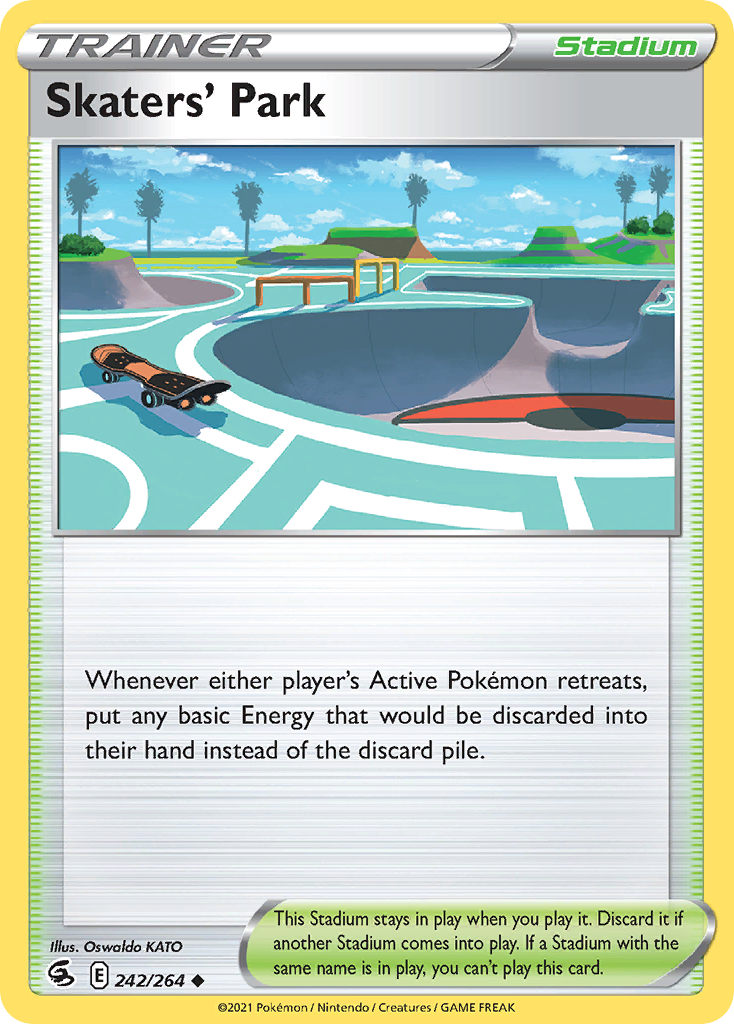 Skaters' Park 242/264 Uncommon card from Fusion Strike
