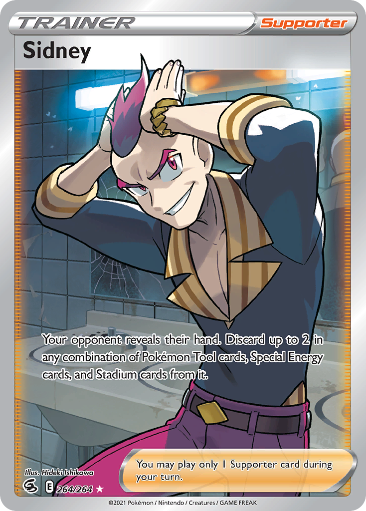 Sidney 264/264 Rare Ultra card from Fusion Strike