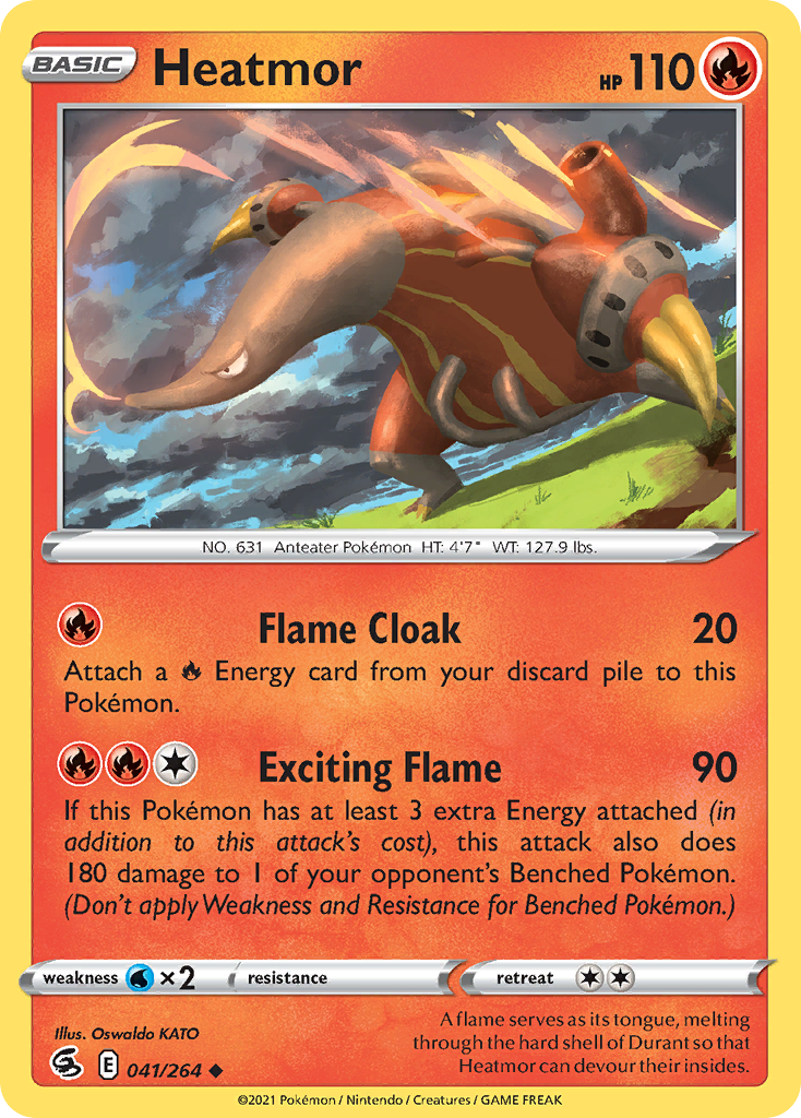 Heatmor 41 Uncommon card from Fusion Strike