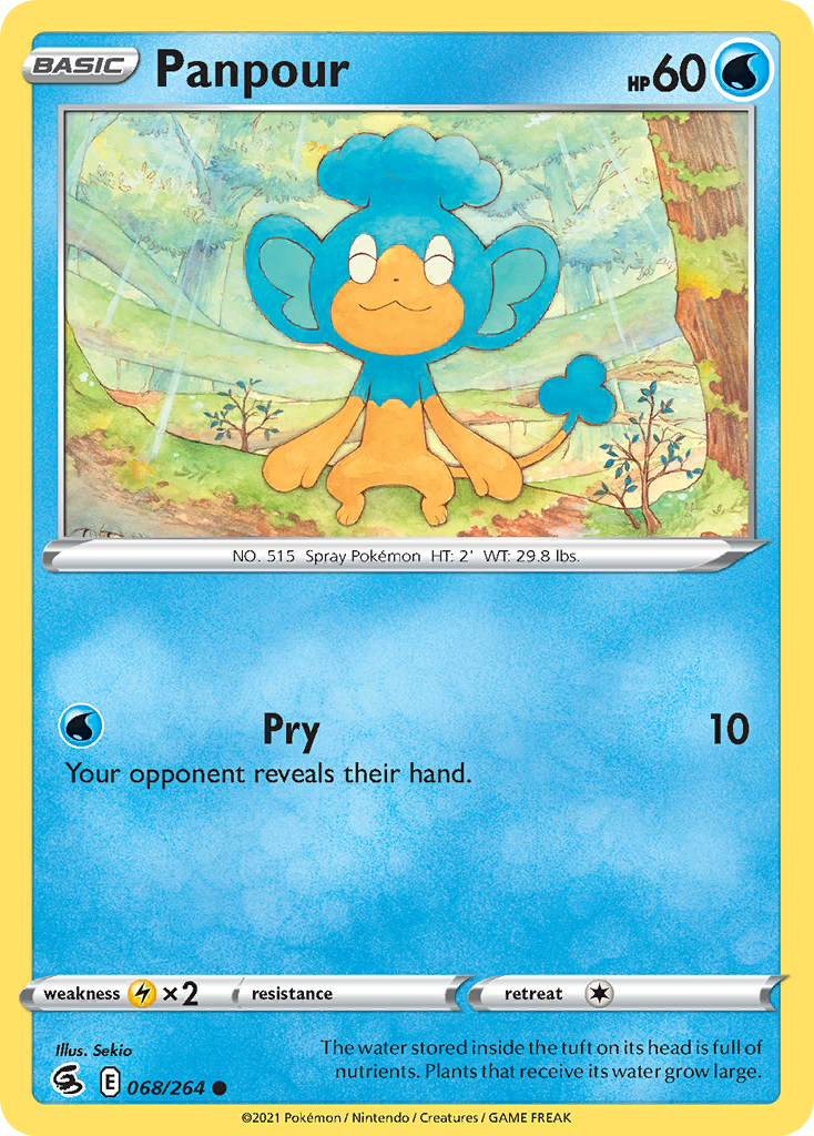 Panpour 68/264 Common card from Fusion Strike