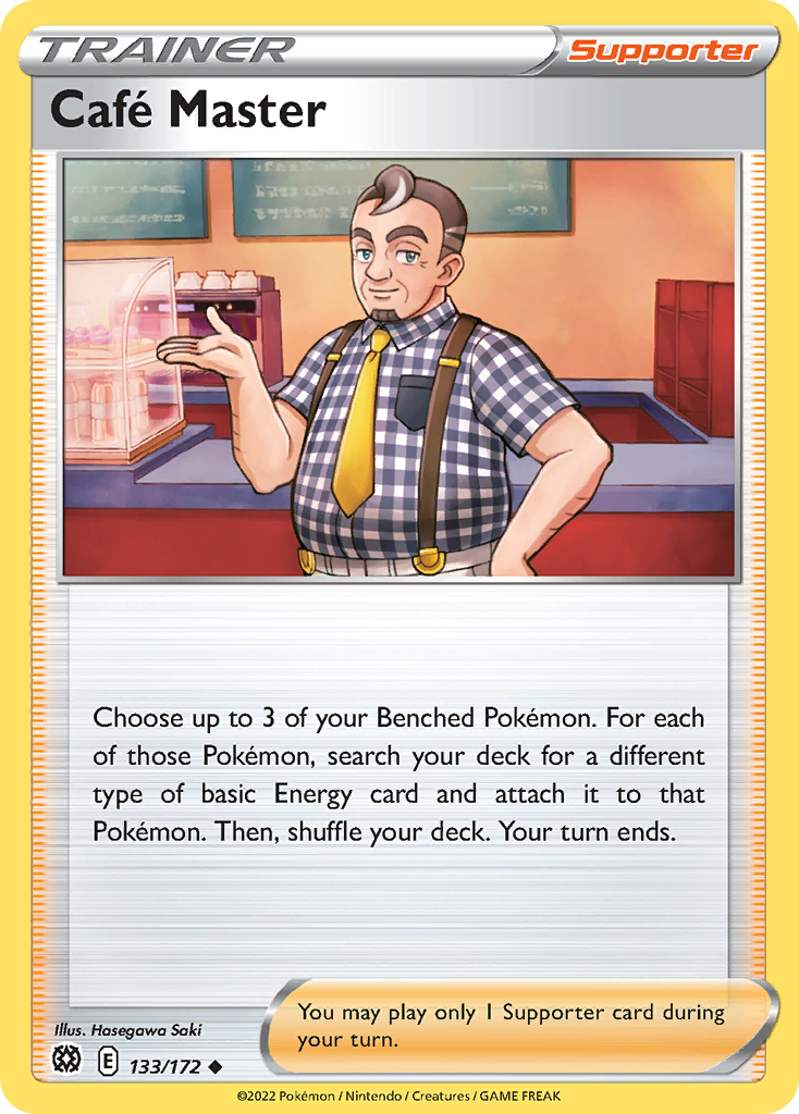 Café Master 133 Uncommon card from Brilliant Stars