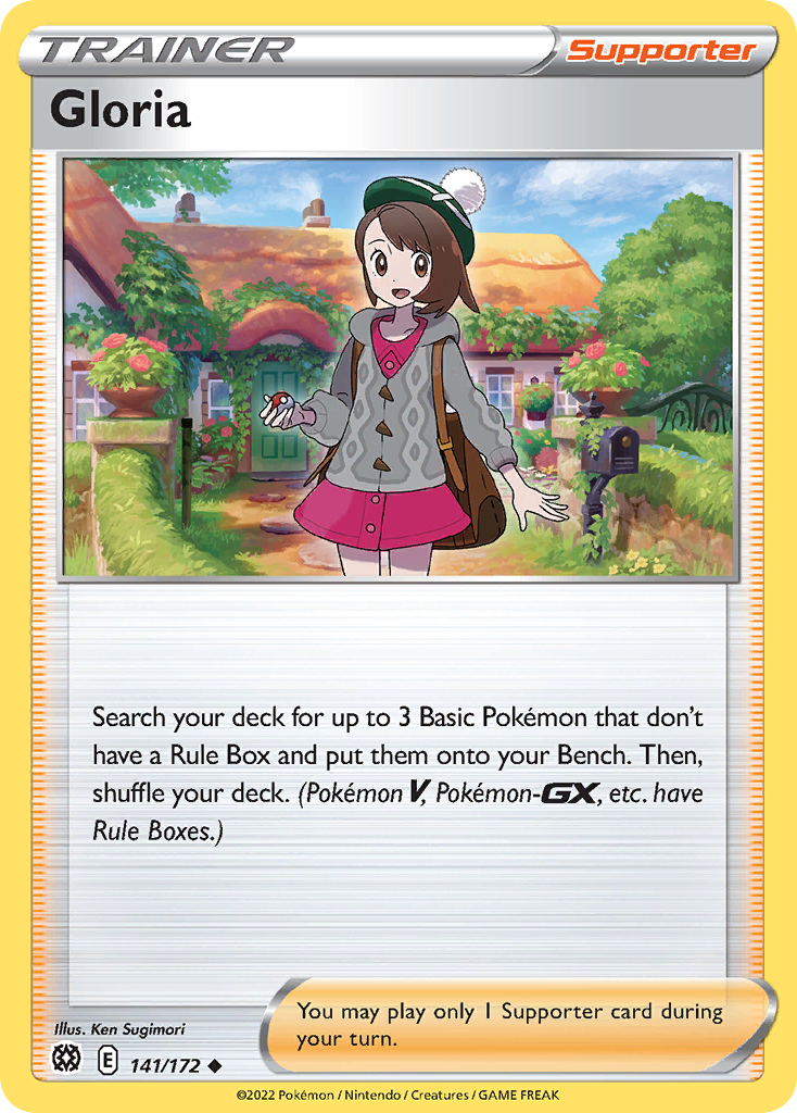 Gloria 141 Uncommon card from Brilliant Stars