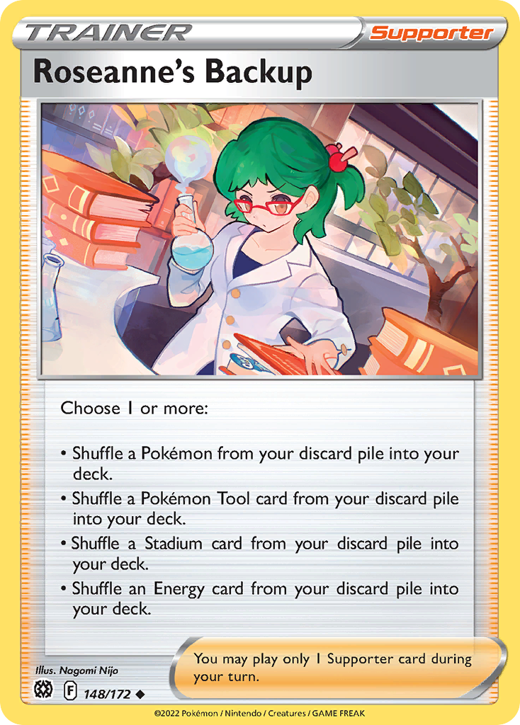 Roseanne's Backup 148 Uncommon card from Brilliant Stars