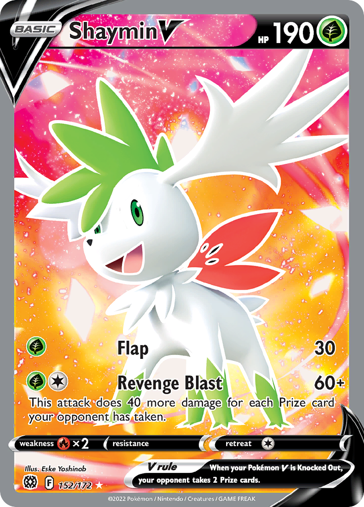 Shaymin V 152/172 Rare Ultra card from Brilliant Stars
