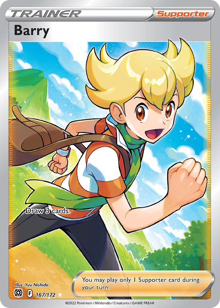 Barry 167 Rare Ultra card from Brilliant Stars