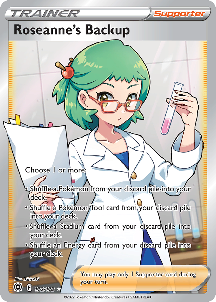 Roseanne's Backup 172 Rare Ultra card from Brilliant Stars