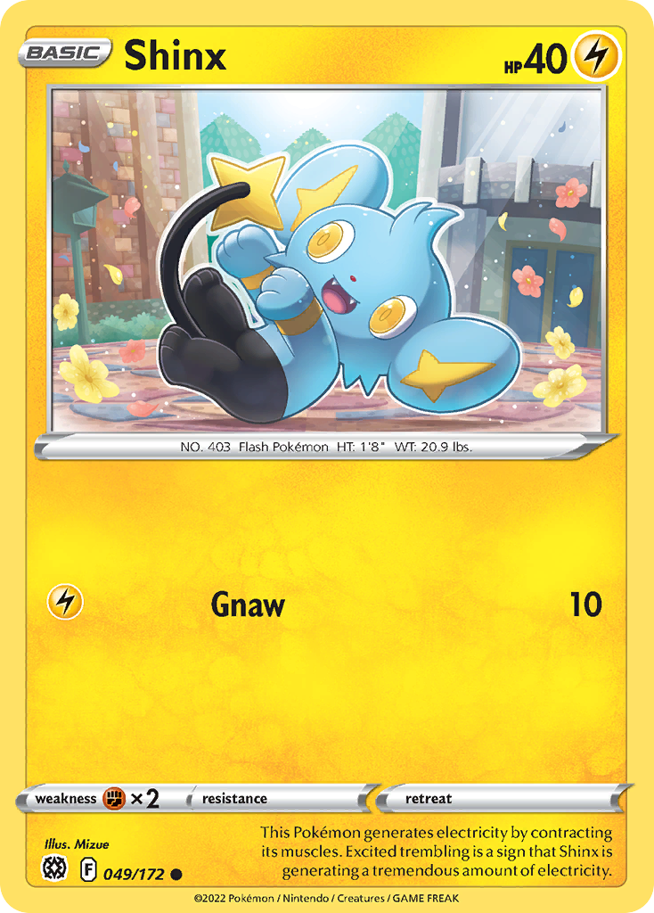 Shinx 49 Common card from Brilliant Stars