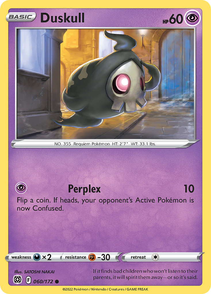 Duskull 60 Common card from Brilliant Stars