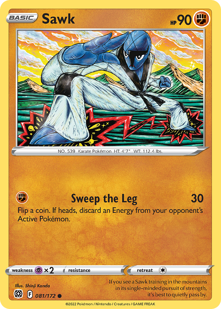 Sawk 81 Common card from Brilliant Stars