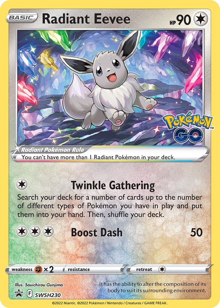 Radiant Eevee card