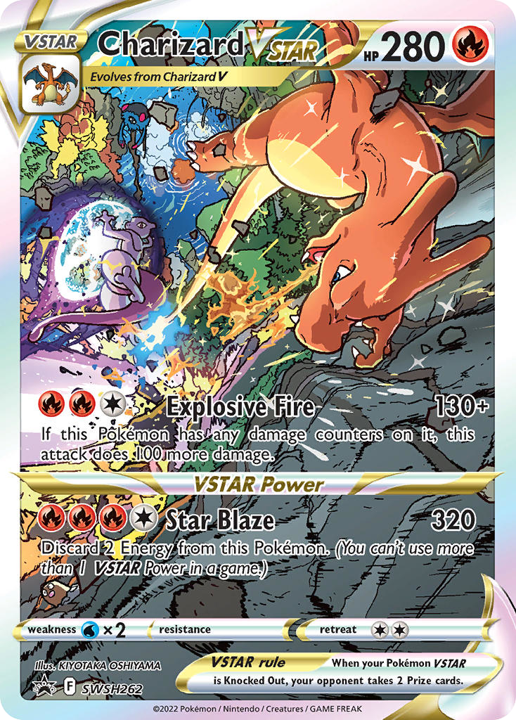 Charizard VSTAR SWSH262 Promo card from SWSH Black Star Promos