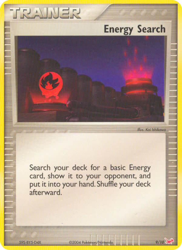 Energy Search 9 Pokemon card from EX Trainer Kit Latias