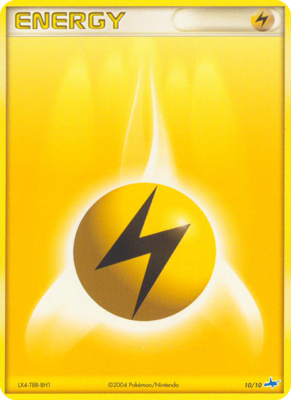 Lightning Energy 10 Pokemon card from EX Trainer Kit Latios