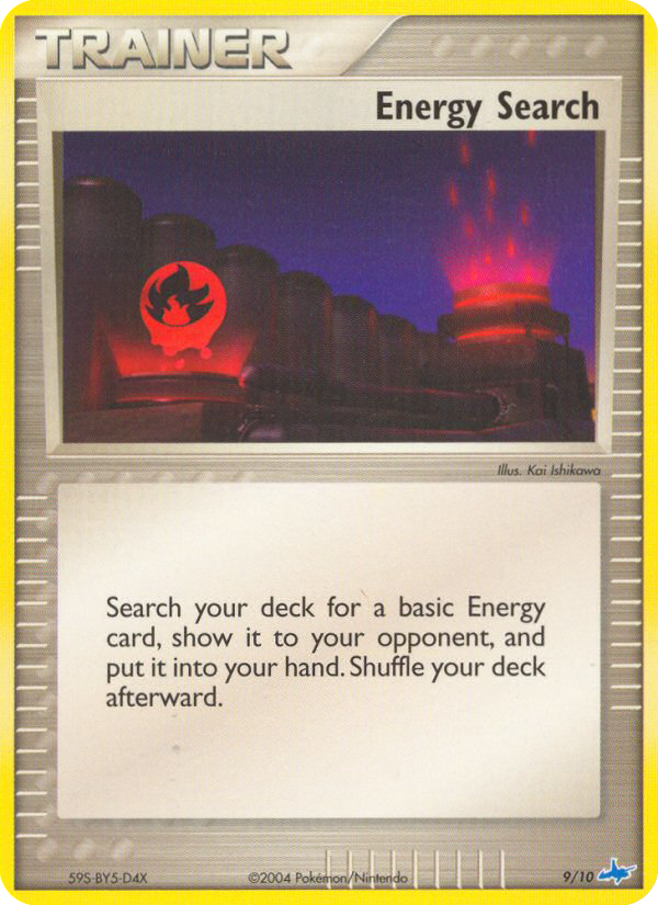 Energy Search 9 Pokemon card from EX Trainer Kit Latios