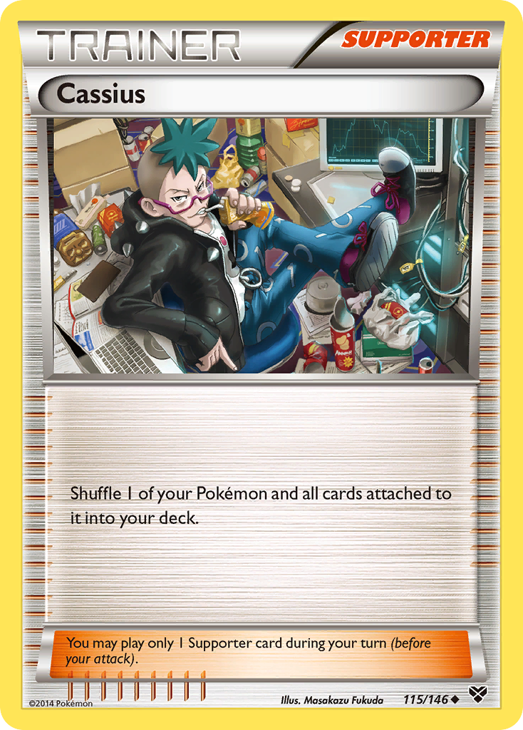 Cassius 115 Uncommon card from XY