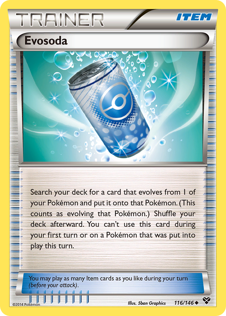 Evosoda 116 Uncommon card from XY