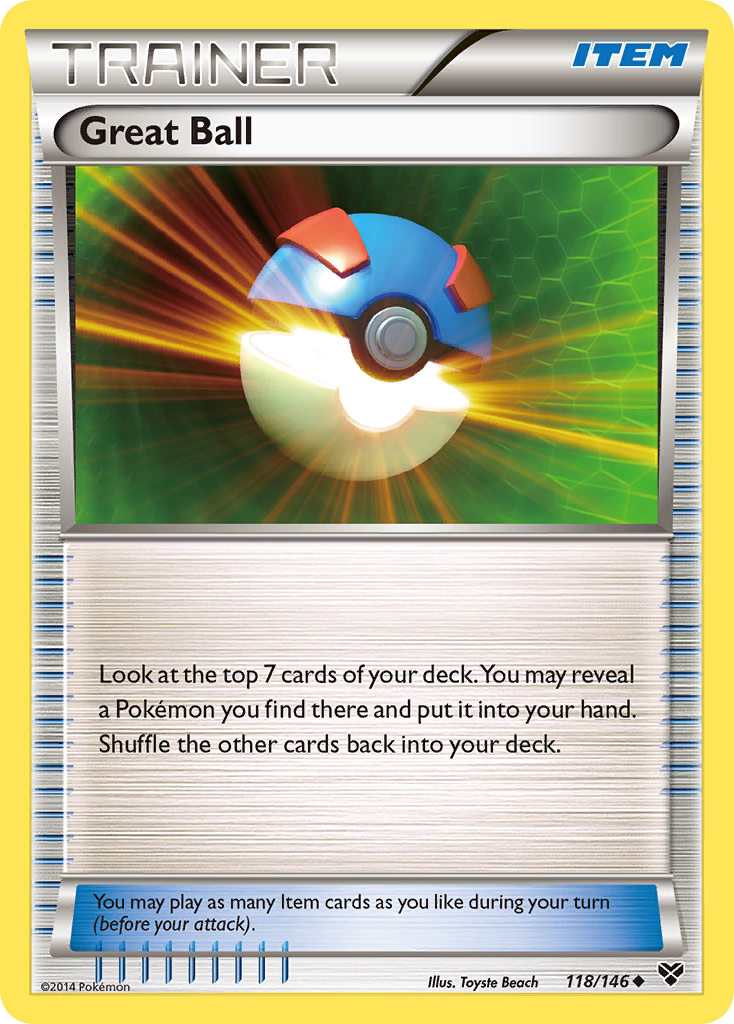 Great Ball 118 Uncommon card from XY