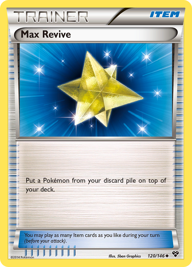 Max Revive 120/146 Uncommon card from XY