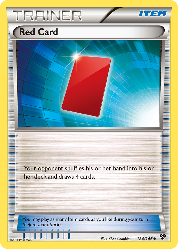 Red Card 124 Uncommon card from XY