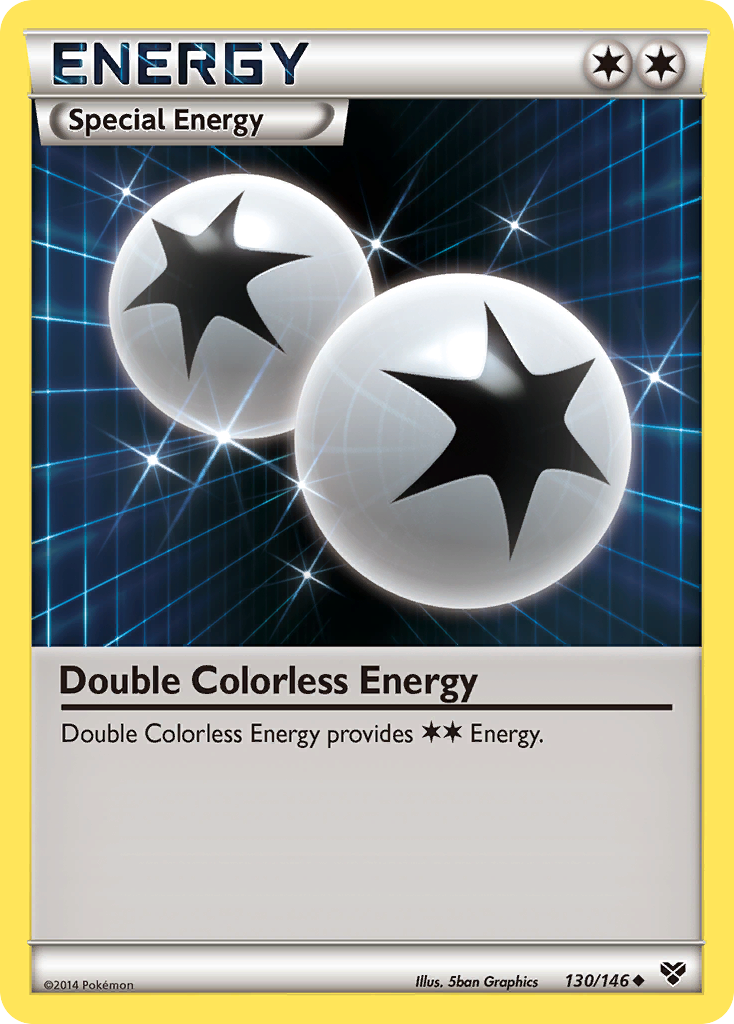 Double Colorless Energy 130/146 Uncommon card from XY