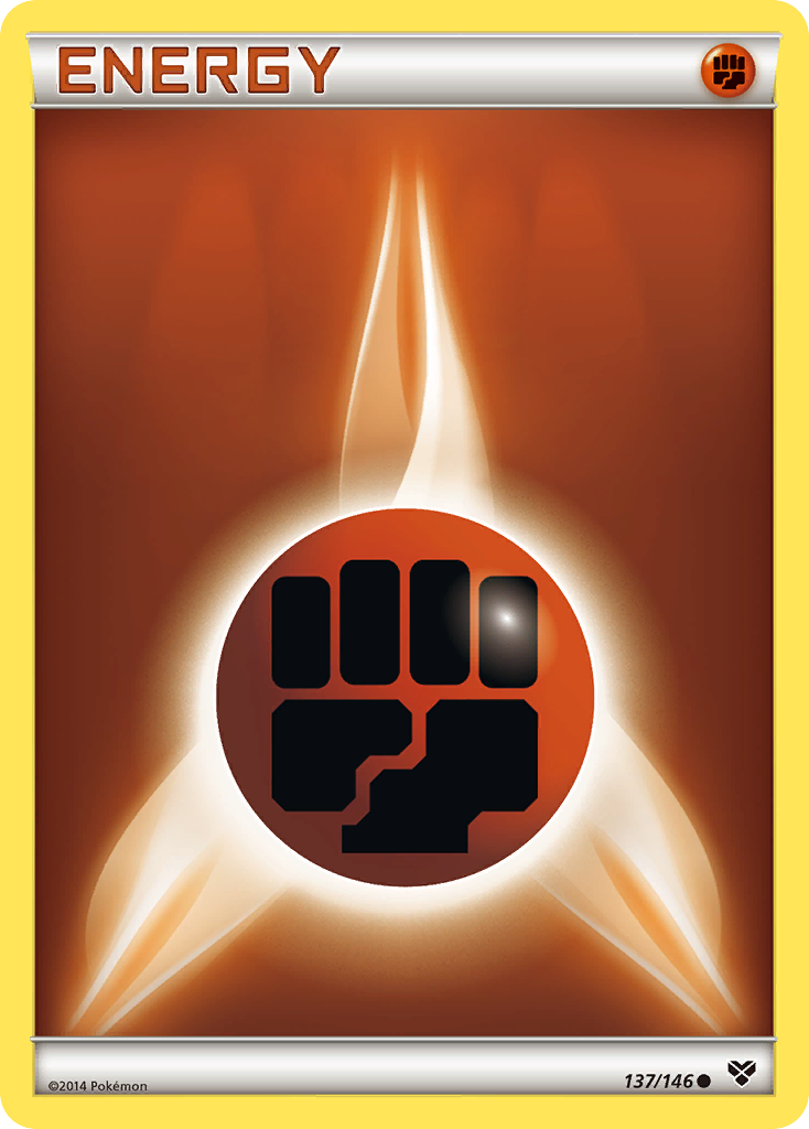 Fighting Energy 137/146 Common card from XY
