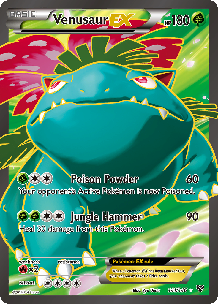 Venusaur-EX 141 Rare Ultra card from XY