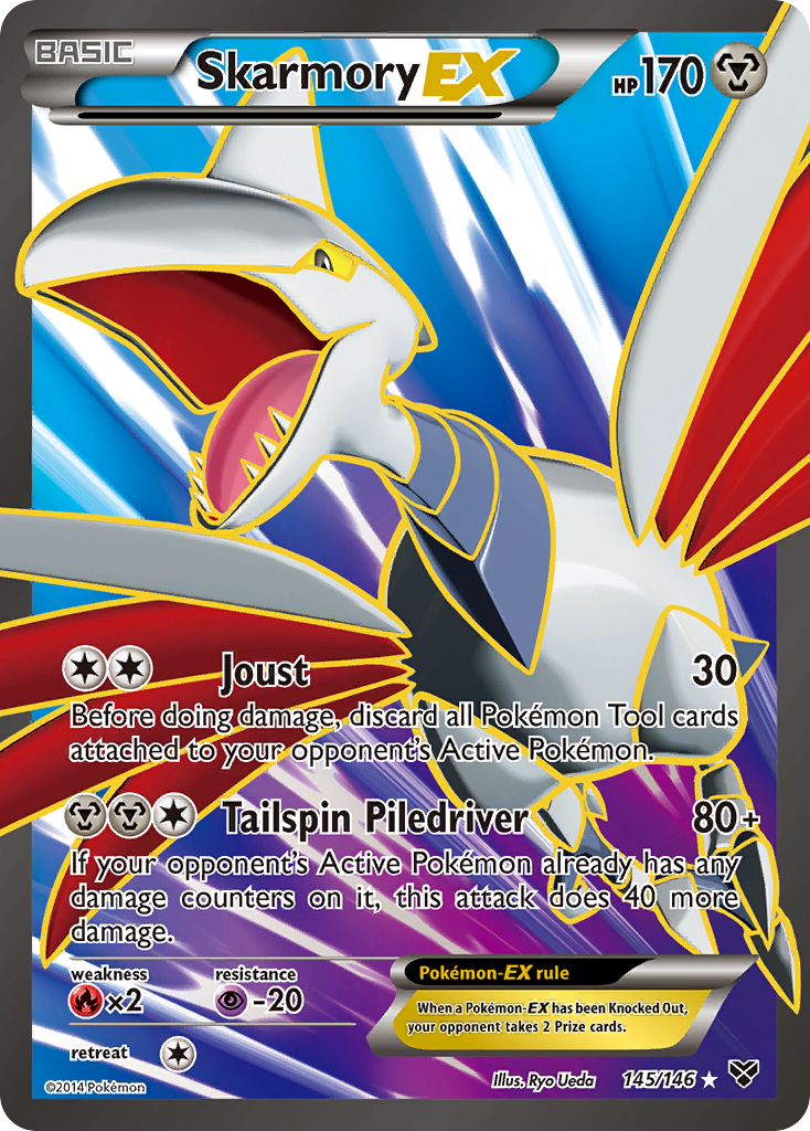 Skarmory-EX 145 Rare Ultra card from XY
