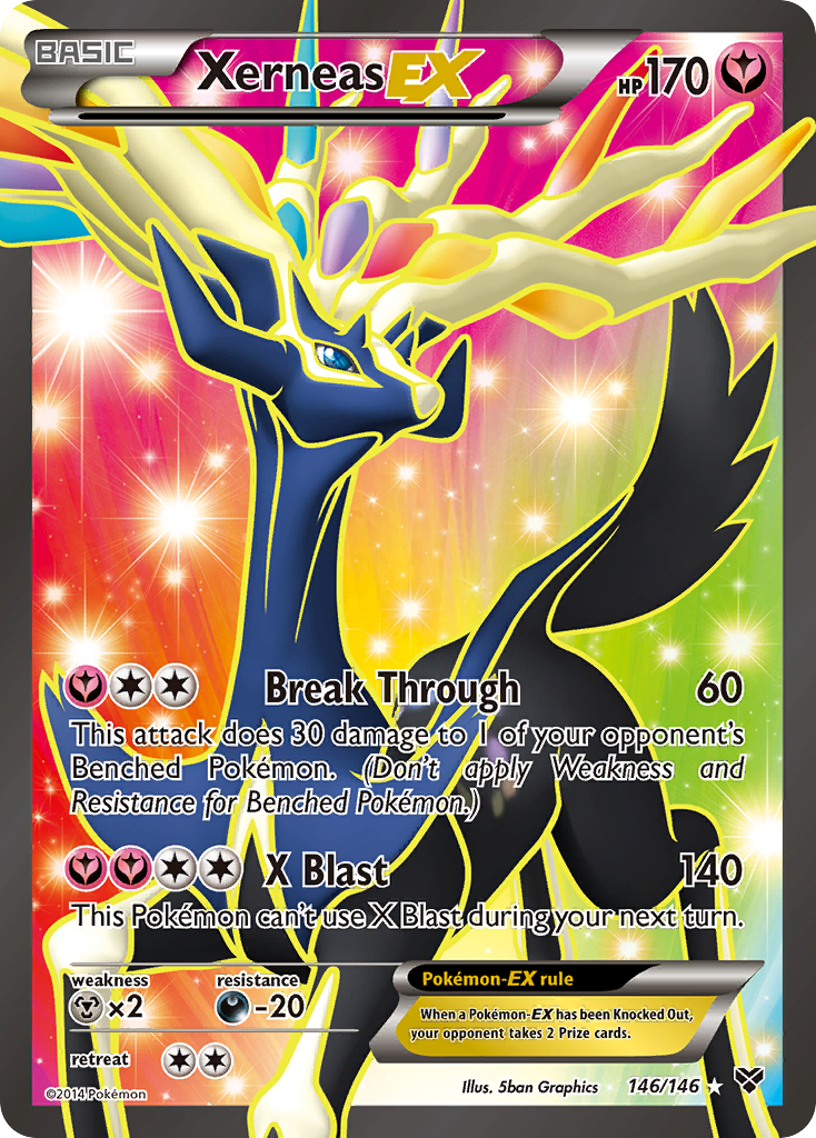 Xerneas-EX 146 Rare Ultra card from XY