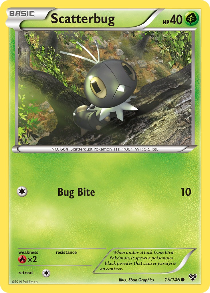 Scatterbug 15 Common card from XY