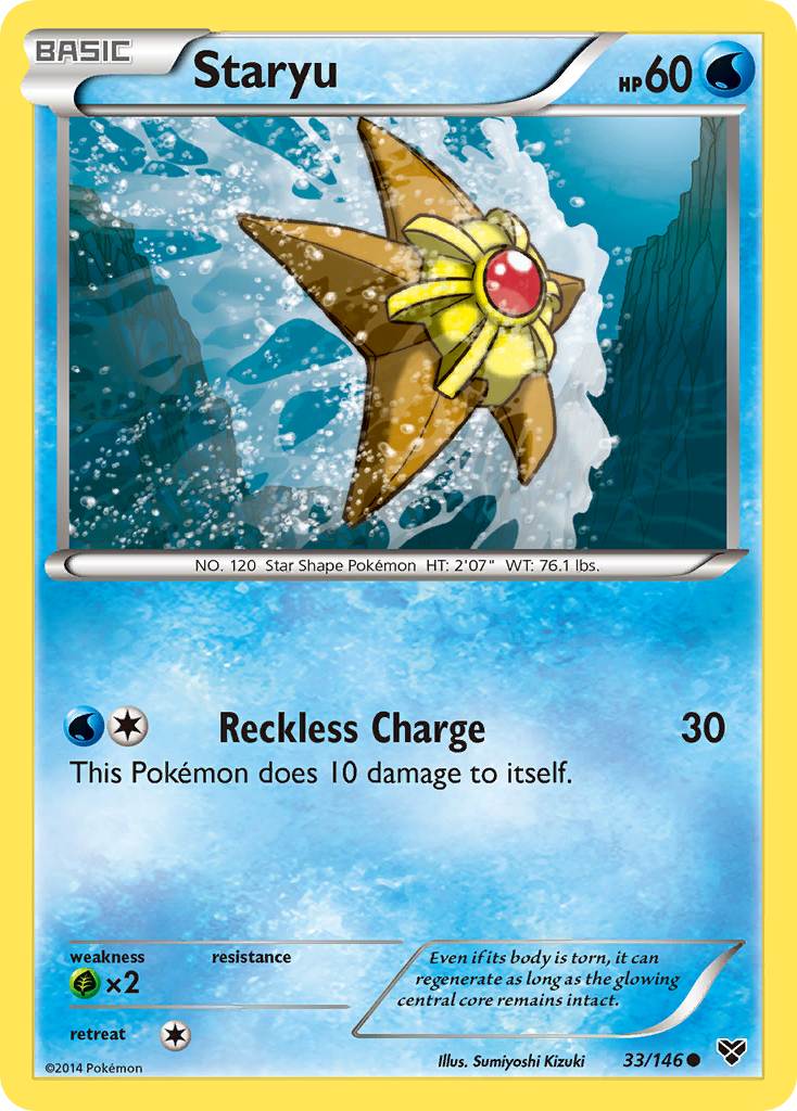 Staryu 33/146 Common card from XY