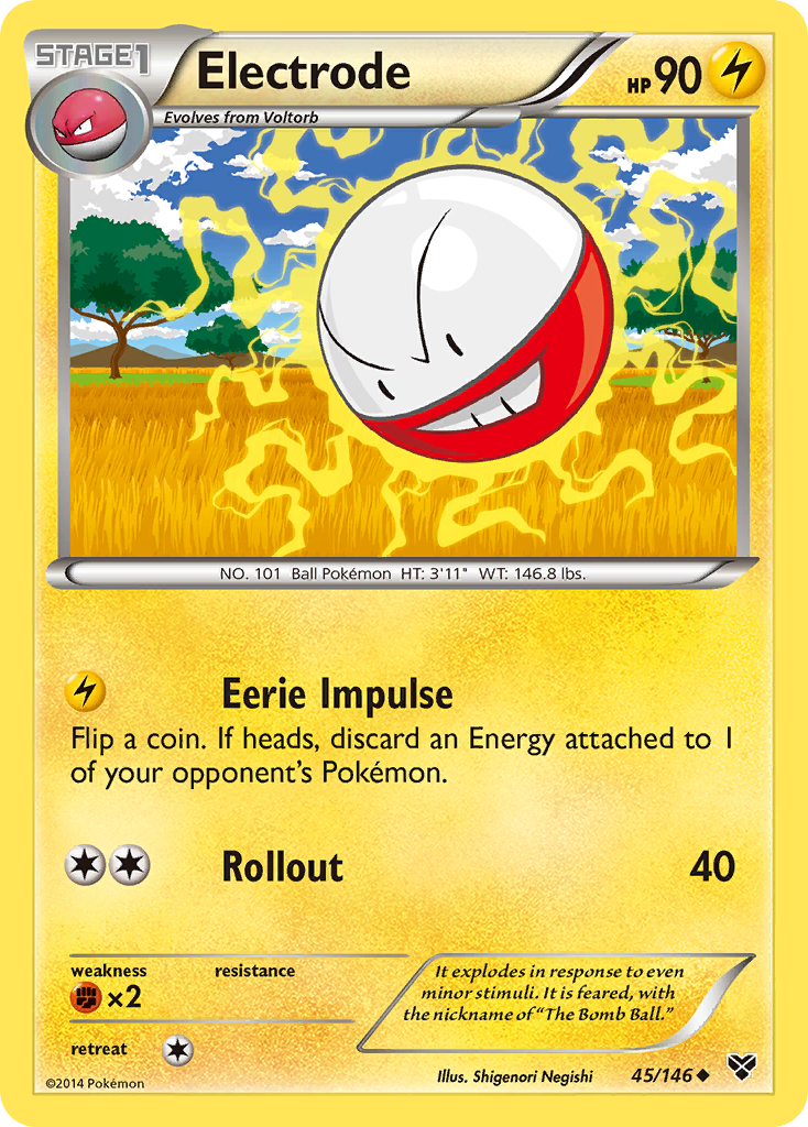 Electrode 45 Uncommon card from XY