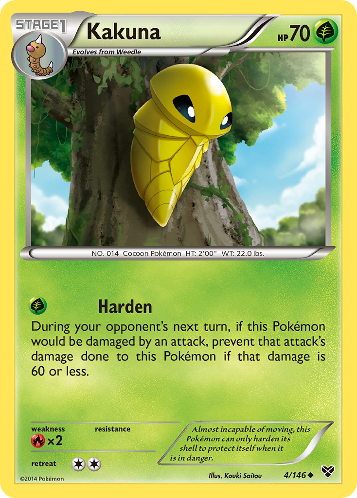 Kakuna 4/146 Uncommon card from XY