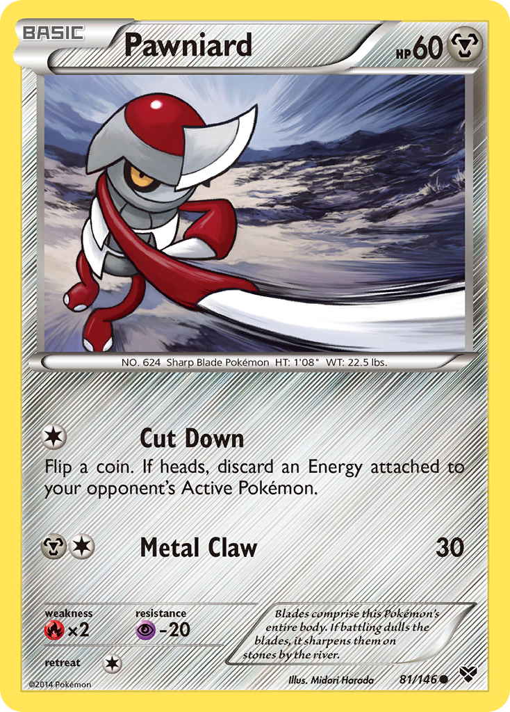 Pawniard 81/146 Common card from XY