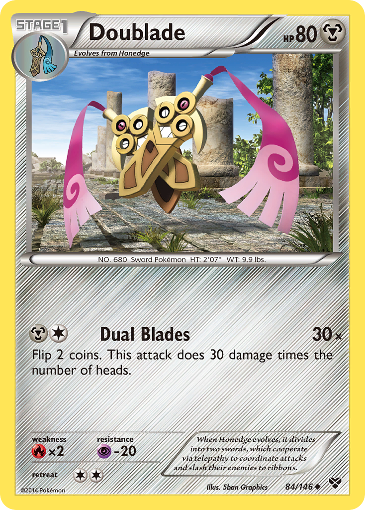 Doublade 84 Uncommon card from XY