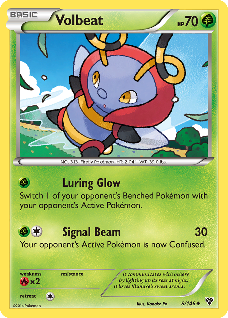 Volbeat 8/146 Uncommon card from XY