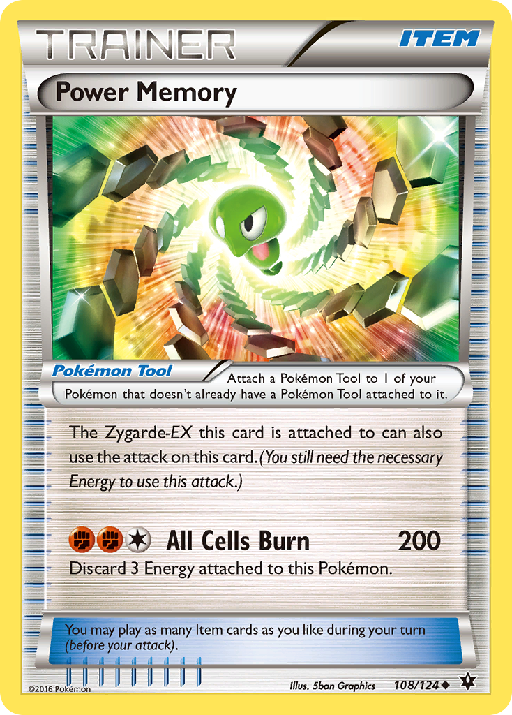 Power Memory 108 Uncommon card from Fates Collide