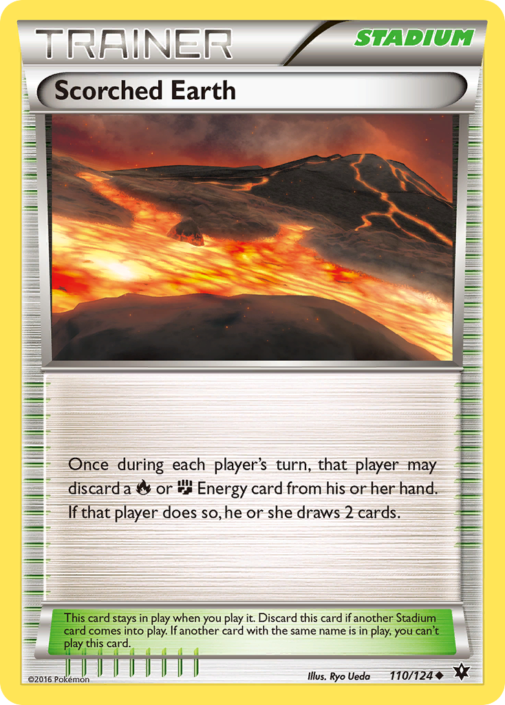 Scorched Earth 110 Uncommon card from Fates Collide