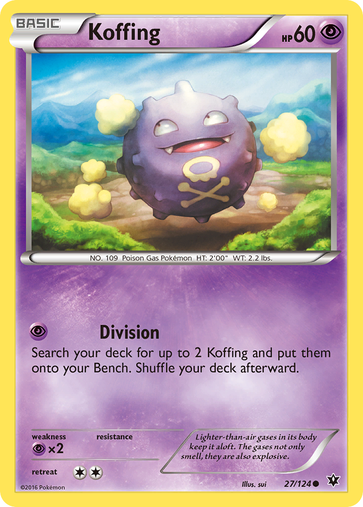 Koffing 27 Common card from Fates Collide